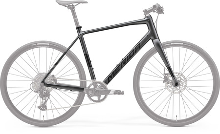 VÁZ MERIDA SPEEDER 500 III1 SELYEM SÖTÉTEZÜST (FEKETE)