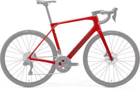 VÁZ MERIDA SCULTURA ENDURANCE 6000 SÖTÉT ÉLÉNKPIROS (FEGYVERSZÜRKE)
