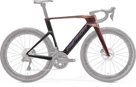 VÁZ MERIDA REACTO 8000 SZIVÁRVÁNY LILA/FEKETE/LILA 2027