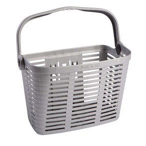 Kosár BELLELLI PLAZA műanyag szürke E-bike ready